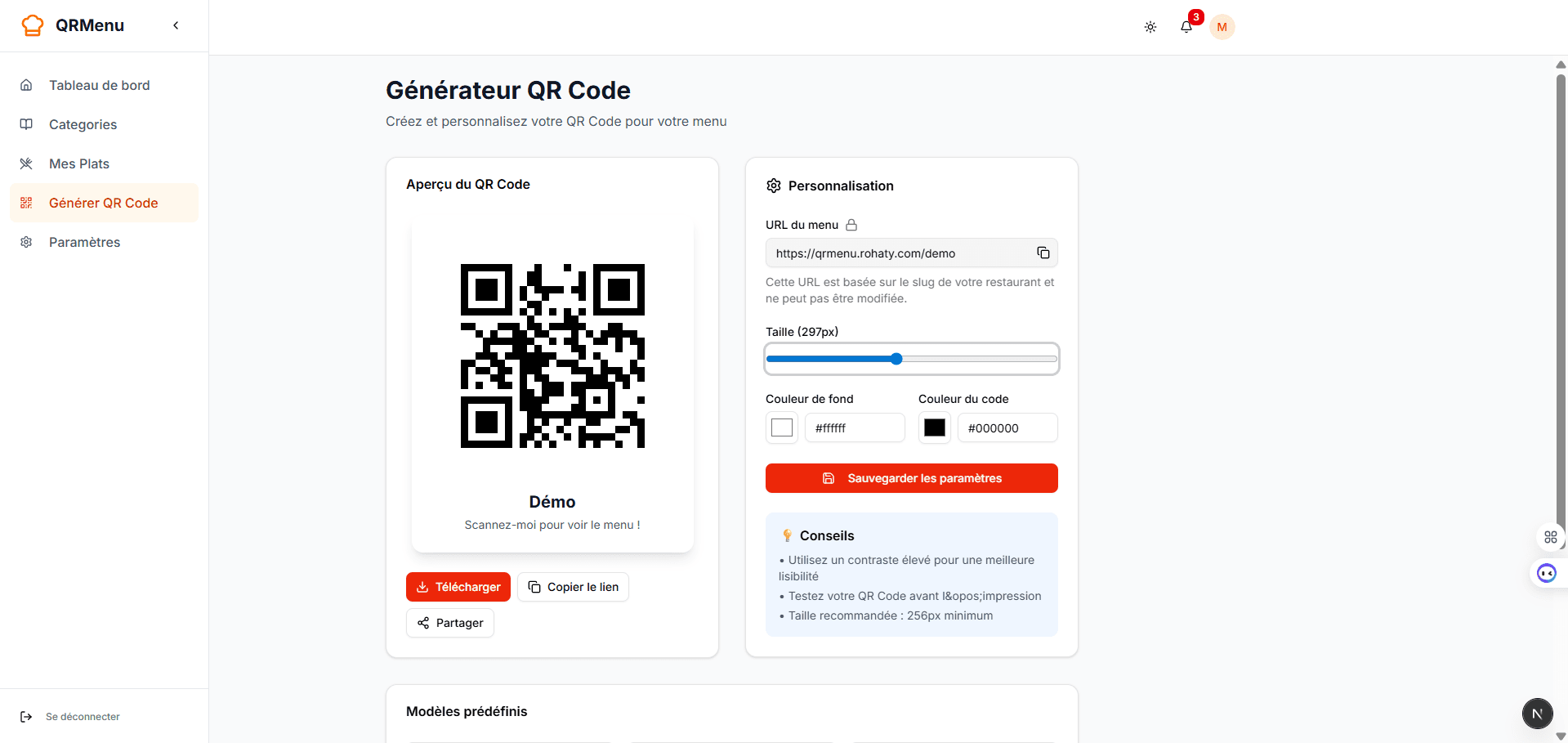 QR Code Light